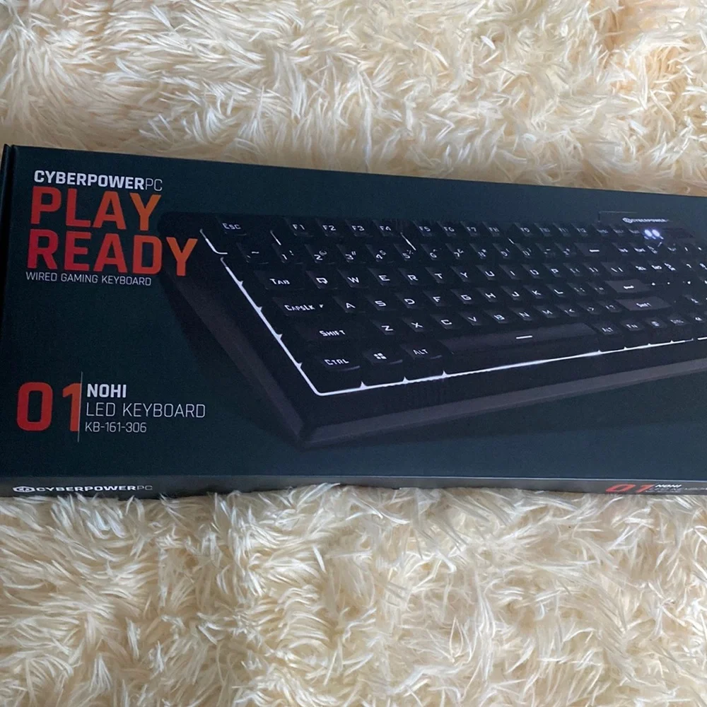 Cyber Power Pc play ready wired gaming keyboard
